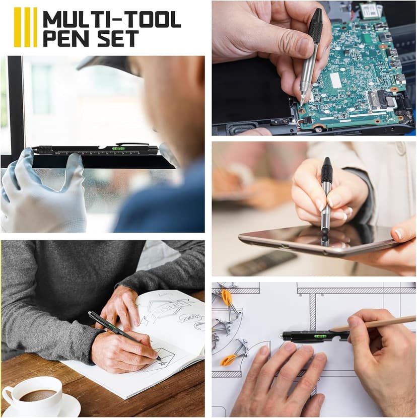 Gifts for Men Who Have Everything – MAFEHAN 9-in-1 Multitool Pen with LED Light, Cool Gadgets & Gifts for Dad, Husband, Grandpa – Christmas Gifts, Stocking Stuffers, White Elephant Ideas