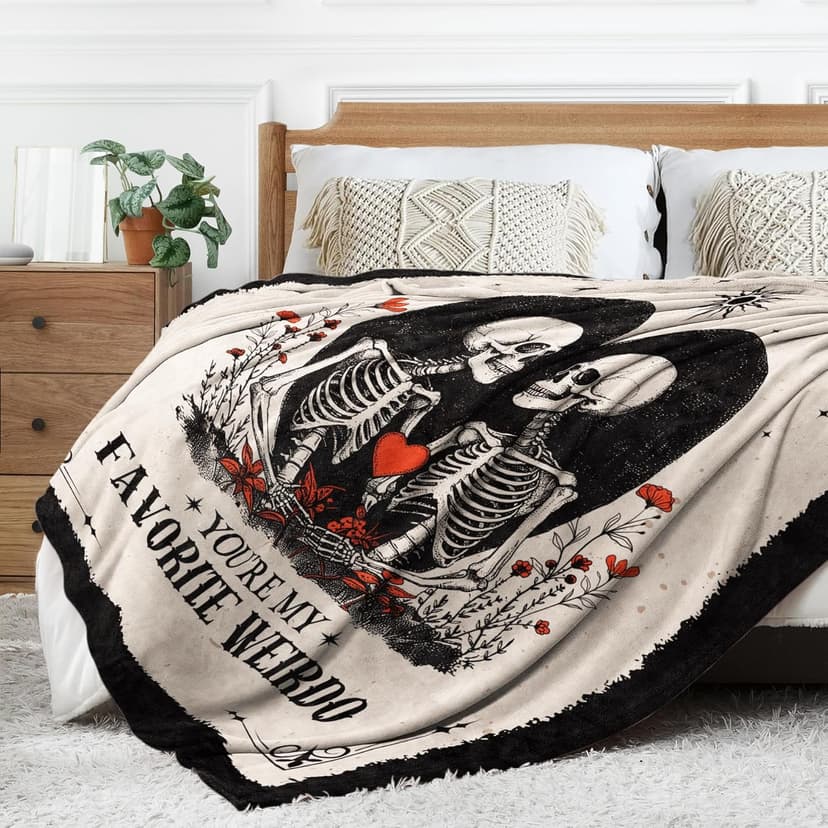 Gifts for Him Her, Wedding Anniversary Blanket for Women Men, Birthday Gifts for Boyfriend Girlfriend, I Love You Gift, Engagement, Wedding Gift for Wife, Husband, Couple, 60"X50"