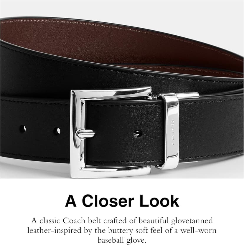 Coach 38MM CTS Rev Dress Harness Belt