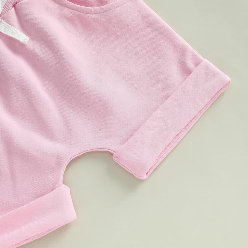 WZTYYDS Baby Girl First Birthday Outfit In My One Year Old Era Top Short Sleeve 1st Birthday Shirt + Casual Shorts Set