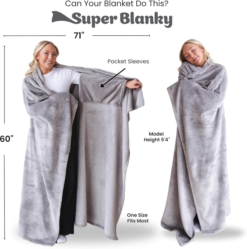 Wearable Blankets for Women, Adult Wearable Blanket Men, Girlfriend Gifts for Women Dorm Room Essentials for Her