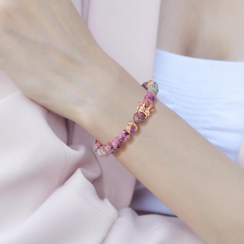 JoycuFF Woman Birthday Gifts Idea Friendship Gifts For Women Best Friends Besties Aunt Female Mom Daughter Granddaughter Gf Anniversary Christmas Graduation Healing Stone Crown Gifts For Her