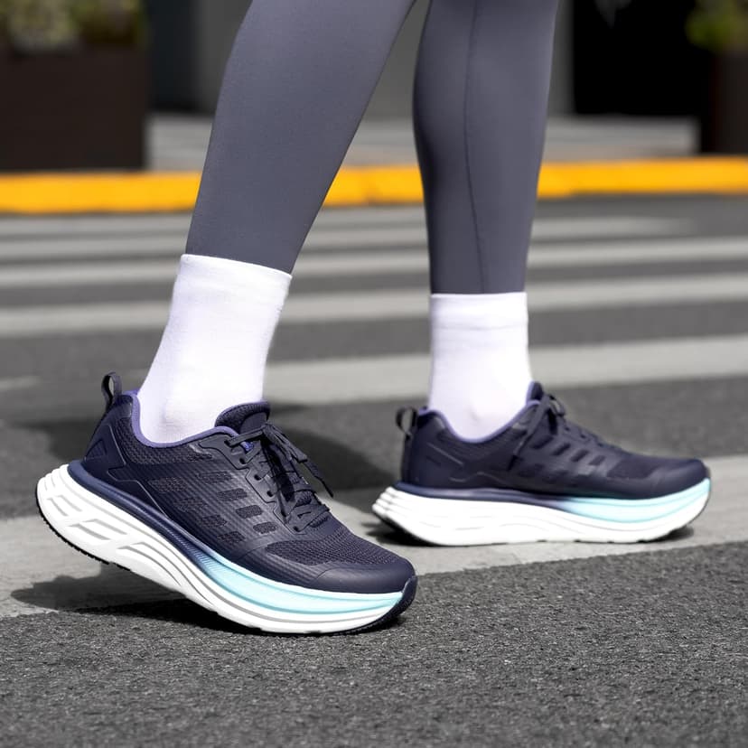 NORTIV 8 Women's Walking Shoes Cushion Running Tennis Shoes ActiveFloat Non-Slip Comfortable Breathable Workout Gym Sports Athletic Fashion Sneakers