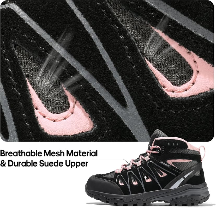 NORTIV 8 Women's Waterproof Hiking Boots Outdoor Trekking Camping Trail Hiking Boot Seeker