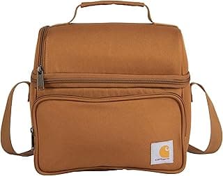 Carhartt Camping Cooler, Worksite Lunchbox, Soft Shell Cooler for Construction Sites, Work and Everyday Use Cooler, Brown