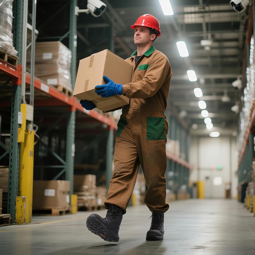 NORTIV 8 Men's Composite Toe Work Boots – 8'' Lightweight ASTM F2412-24 & ASTM F2913-24 Safety Boots with Side Zipper for Construction & Warehouse, Metrostrike-Nano