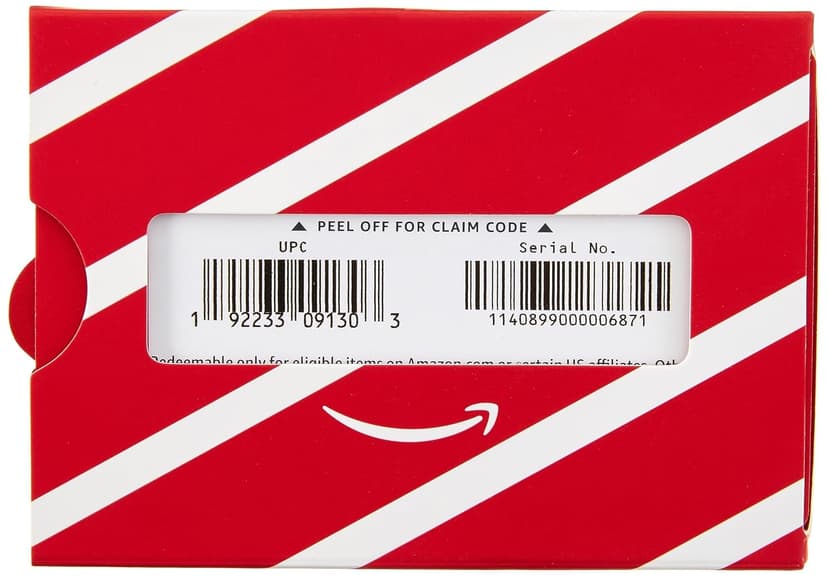 Amazon.com Gift Card for any amount in a Slider Design
