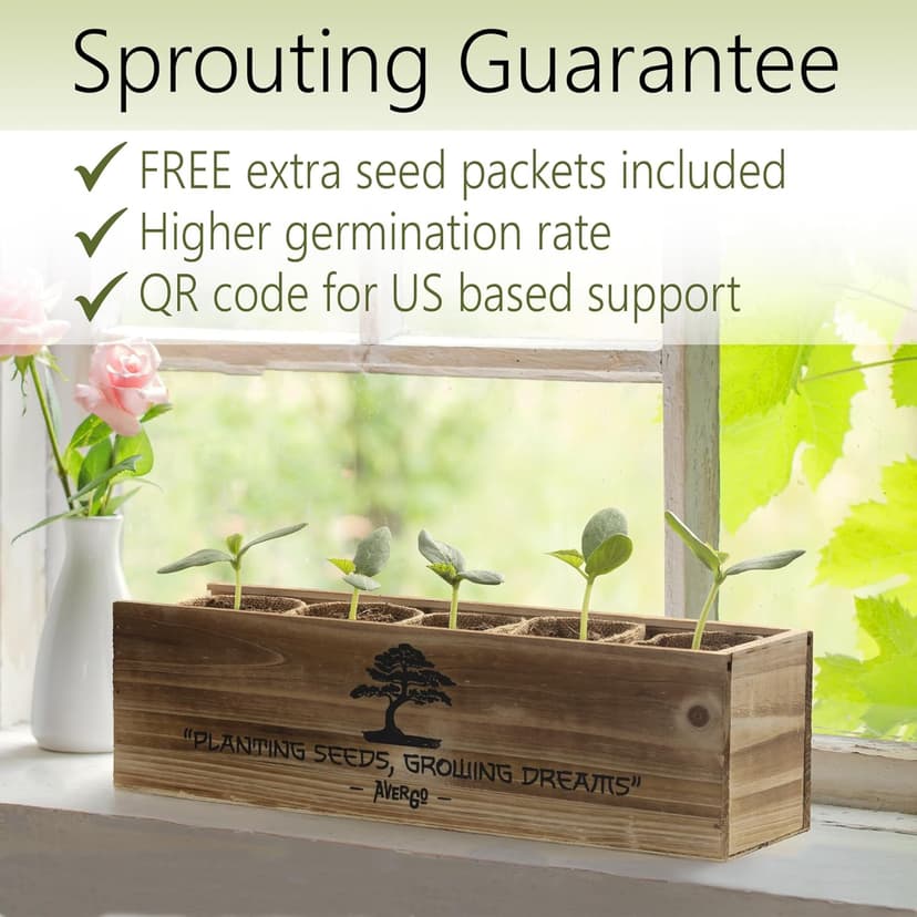 Bonsai Tree Kit for Beginners – 5X Unique Japanese Bonzai Trees | Complete Indoor Starter Kit for Growing Bonsai Plants with Tools & Planters – Gardening Gifts for Women & Men