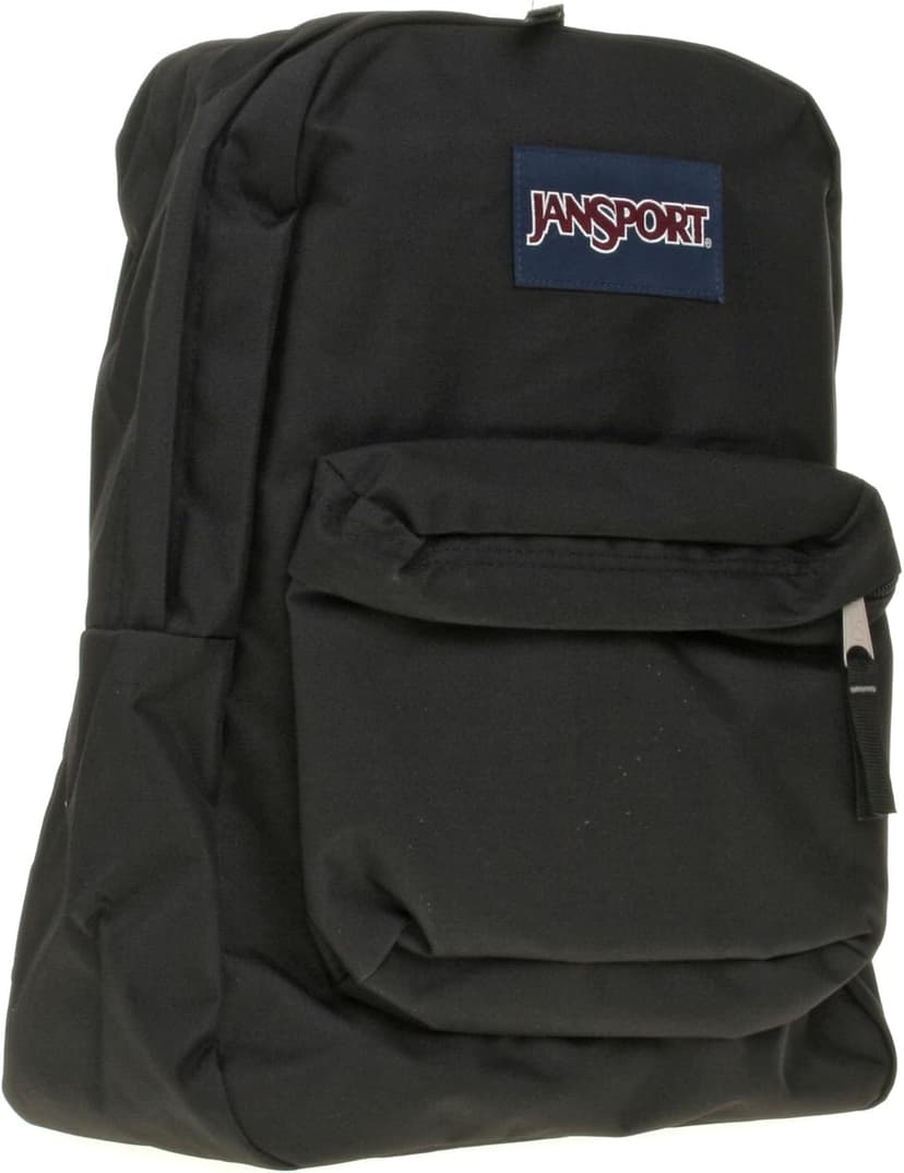JanSport SuperBreak One Backpacks - Durable, Lightweight Bookbag with 1 Main Compartment, Front Utility Pocket with Built-in Organizer - Premium Backpack, Black