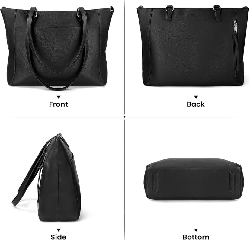 befen Genuine Leather Tote Bag for Women, Large Tote Bag for Women for Work Purses Satchel Handbags with Top Handles