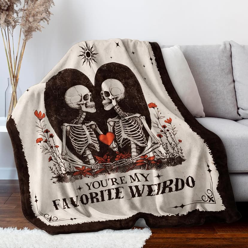 Gifts for Him Her, Wedding Anniversary Blanket for Women Men, Birthday Gifts for Boyfriend Girlfriend, I Love You Gift, Engagement, Wedding Gift for Wife, Husband, Couple, 60"X50"
