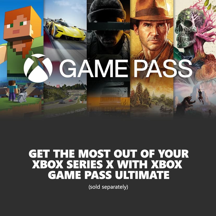 Xbox Series X - Gaming Console - 1TB SSD - Includes Wireless Controller - 4K Gaming - 120FPS - Carbon Black