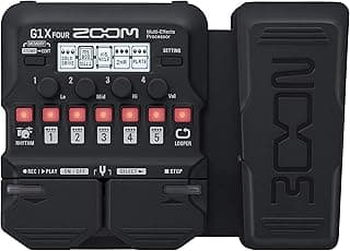 Zoom G1X Four Multi-Effects Processor with Expression Pedal for Electric Guitar