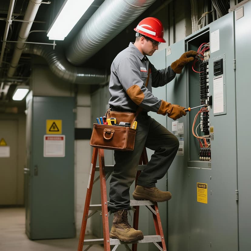 NORTIV 8 Men's 8" Composite Toe Work Boots, Lightweight Side Zipper ASTM F2412-24 & ASTM F2913-24 Safety Military Boots for All-Day Comfort, Peakforce-Nano