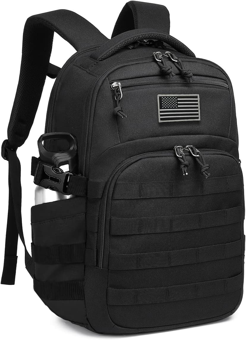 Wotony Military tactical backpack, backpack for men black small tactical assault bag