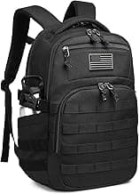 Wotony Military tactical backpack, backpack for men black small tactical assault bag