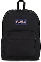 JanSport SuperBreak One Backpacks - Durable, Lightweight Bookbag with 1 Main Compartment, Front Utility Pocket with Built-in Organizer - Premium Backpack, Black
