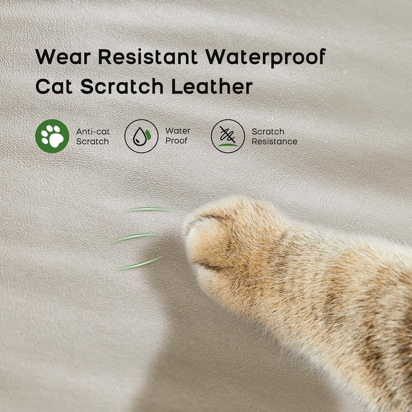 amseatec Criss Cross Chair with Armrests & Wheels for Cross-Legged Sitting, Comfortable Adjustable Swivel Office Desk Chair –PU Leather Vanity Chair for Home, Makeup and Bedroom (Cream)