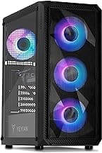 YEYIAN Tanto Gaming PC - Intel i5 13400F 2.50 GHz, RTX 4060 8GB Desktop Computer, 1TB NVMe SSD, 16GB DDR5 RAM, 650W PSU, Intel B760, Win 11 Home Prebuilt Tower PC, WiFi Ready