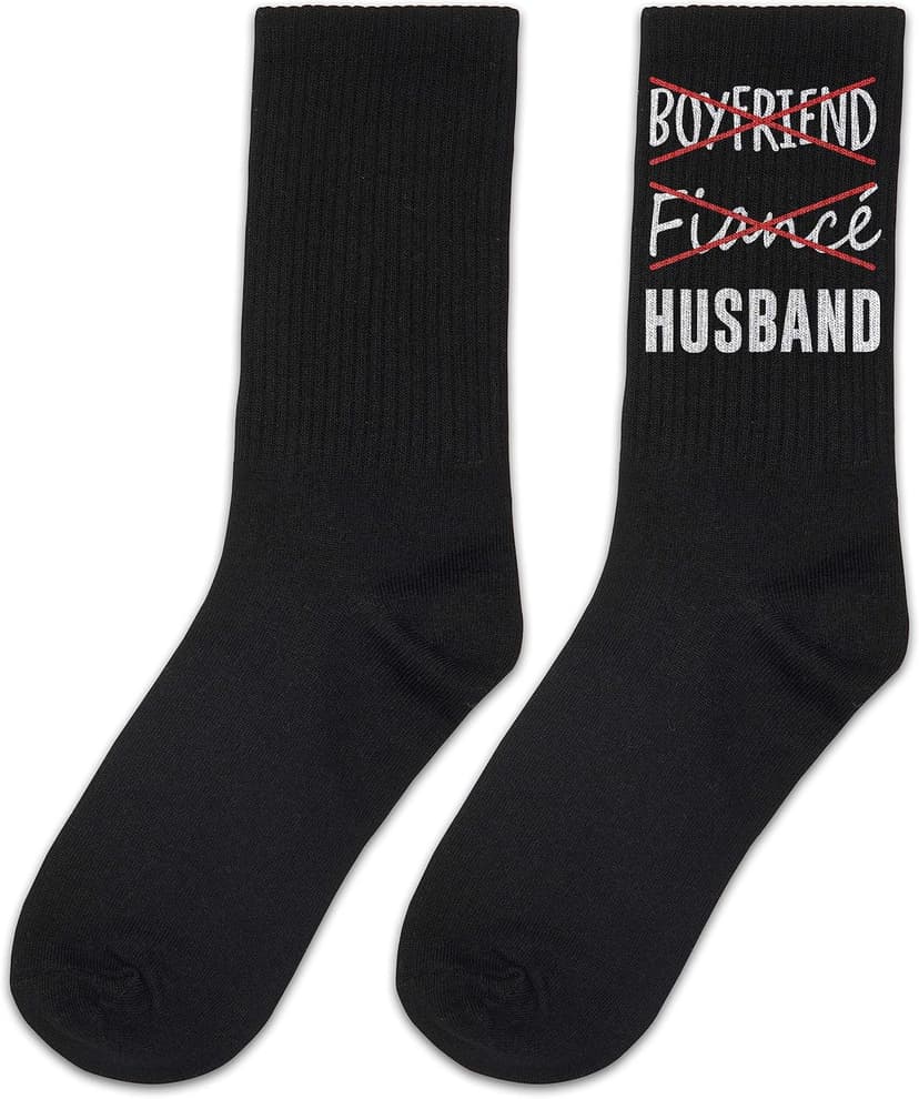 Not Boyfriend Socks, Wedding Gift, Gift For Fiance - Fiance Socks