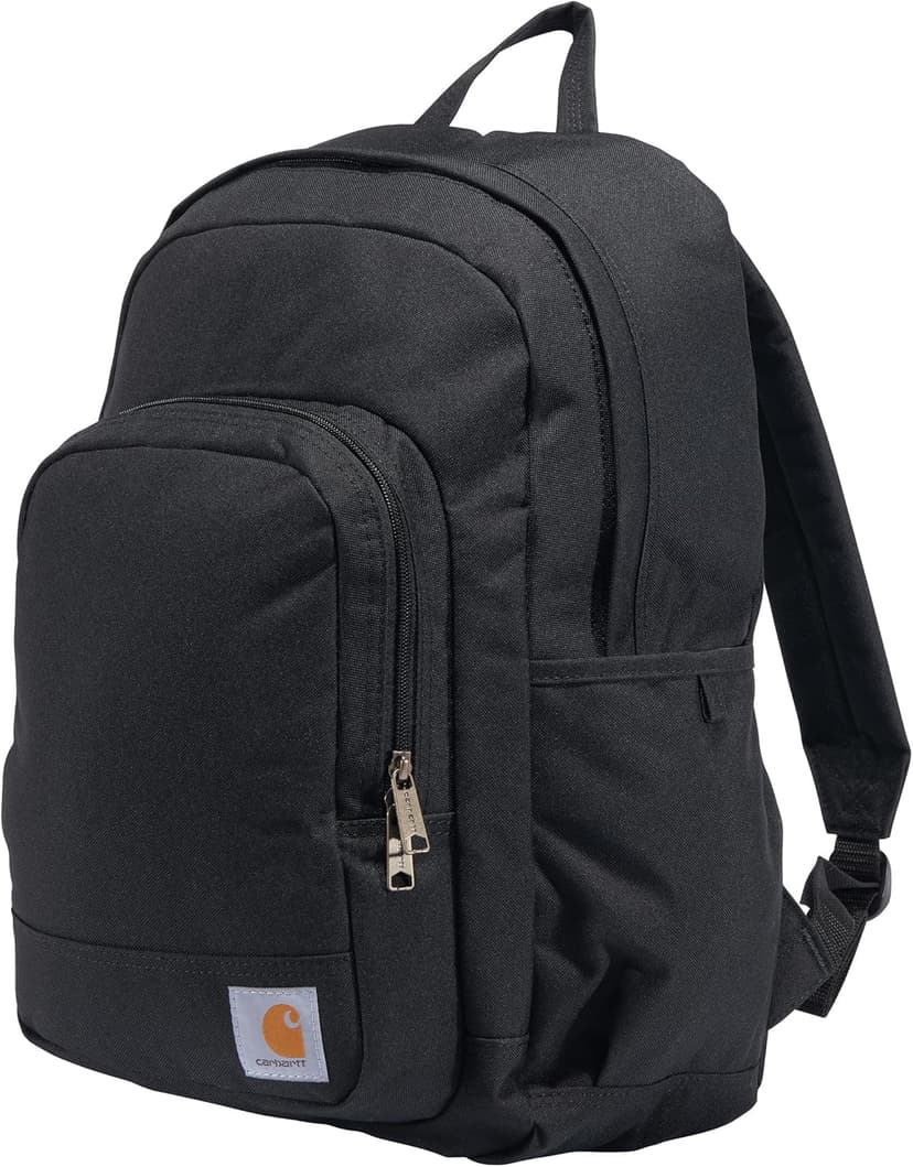 Carhartt 25L Classic Laptop Backpack, Durable Water-Resistant Pack W/ 15" Laptop Sleeve and Multiple Organizational Compartments, PFAS Free, Black
