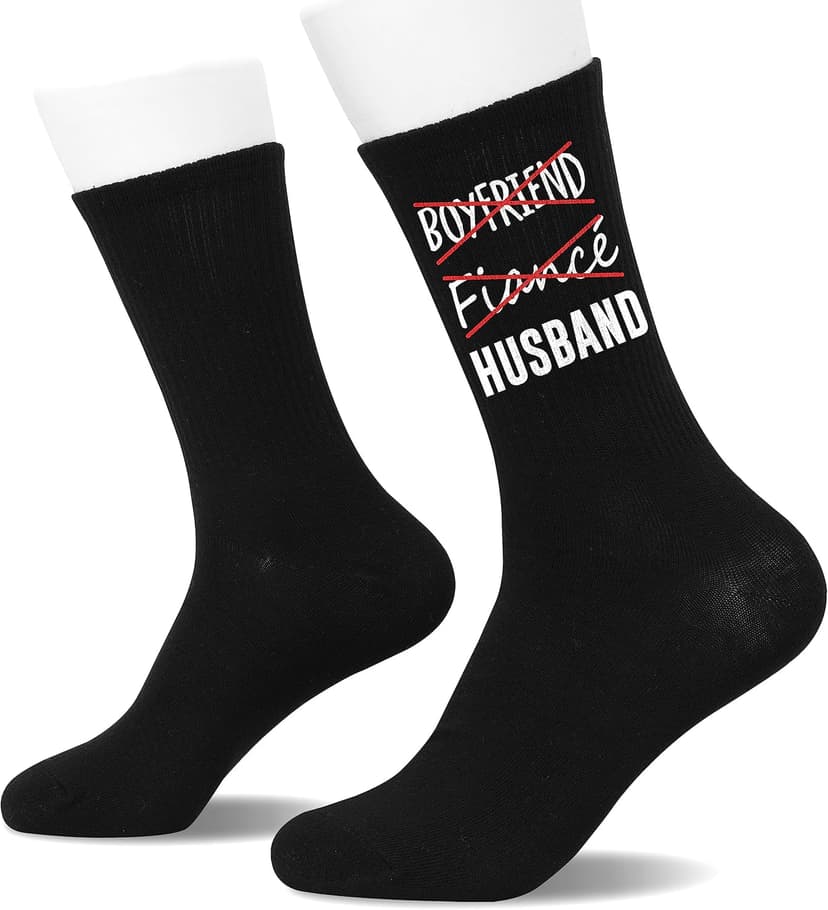 Not Boyfriend Socks, Wedding Gift, Gift For Fiance - Fiance Socks