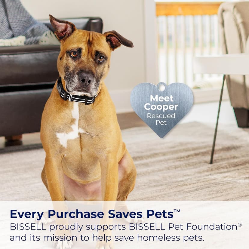 Bissell CleanView Swivel Rewind Vacuum with Automatic Cord Rewind, TurboEraser Upholstery Tool, Triple Action Brush Roll, Swivel Steering, Extension Wand, Easy-Empty Dirt Tank, Multi-Cyclonic Suction