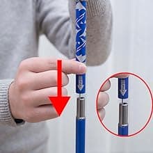 A ALAFEN Aluminum Collapsible Ultralight Travel Trekking Hiking Pole for Men and Women (Fits 5'3" - 6'2")