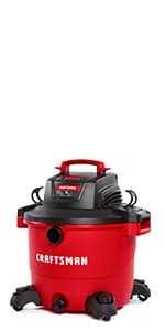 CRAFTSMAN CMXEVBE17596 20 Gallon 6.5 Peak HP Wet Dry Vac, Heavy-Duty Shop Vacuum Wet and Dry with Filter, Dust Bag, Hose and Attachments for Shop, Garage, Jobsite Cleaning