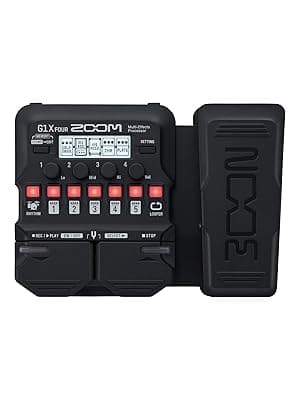 Zoom G1X Four Multi-Effects Processor with Expression Pedal for Electric Guitar