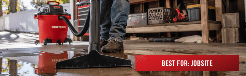 CRAFTSMAN CMXEVBE17596 20 Gallon 6.5 Peak HP Wet Dry Vac, Heavy-Duty Shop Vacuum Wet and Dry with Filter, Dust Bag, Hose and Attachments for Shop, Garage, Jobsite Cleaning