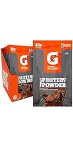 Gatorade Whey Protein Recover Bars, Chocolate Chip, 2.8 ounce(Pack of 12)