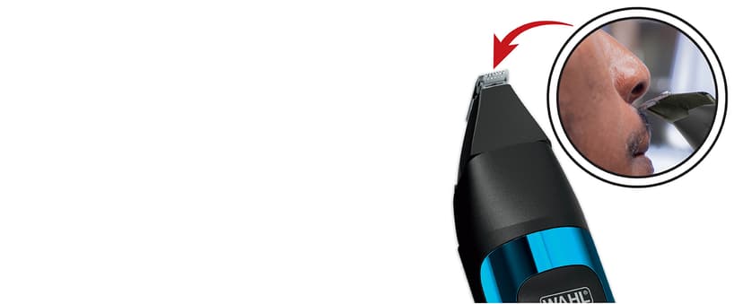 Wahl Manscaper® Total Body Grooming and Your Hair Down There Rechargeable Deluxe Hair Trimmer and Shaver with Safe-Touch Detachable Stainless Steel Precision Blades - Model 5708