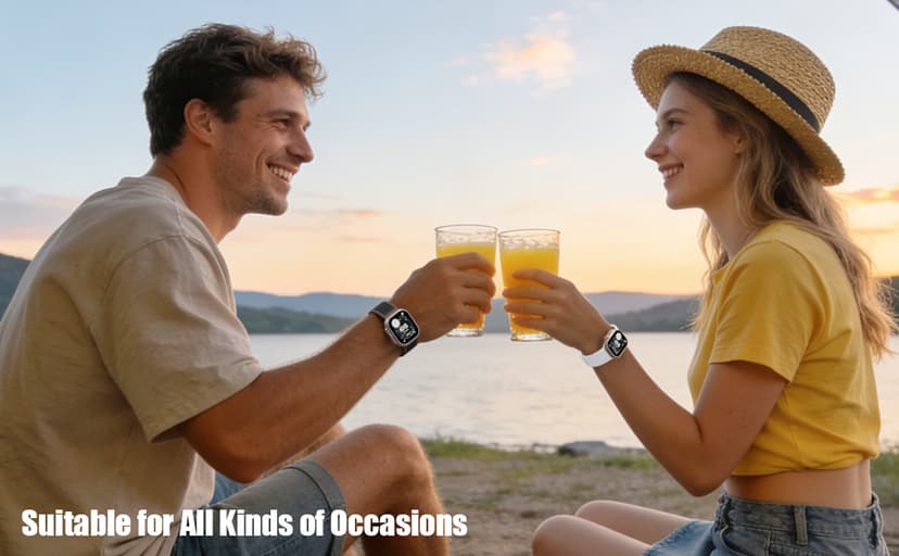 Magnetic Silicone Band Compatible with Apple Watch Bands 49mm 46mm 45mm 44mm 42mm 41mm 40mm 38mm Men Women, Soft Sport Strap Strong Magnet Watchband for iWatch Ultra 3-1 SE Series 11/10/9/8/7/6/5/4/3