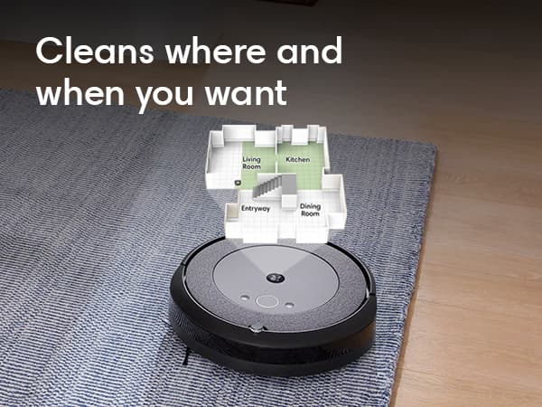 iRobot Roomba Combo i5+ Self-Emptying Robot Vacuum and Mop, Clean by Room with Smart Mapping, Empties Itself for Up to 60 Days, Works with Alexa, Personalized Cleaning OS