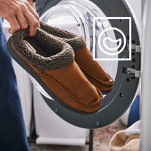 Dearfoams Men’s Brendan Indoor/Outdoor Breathable Memory Foam Clog House Shoe with Wide Widths Slipper