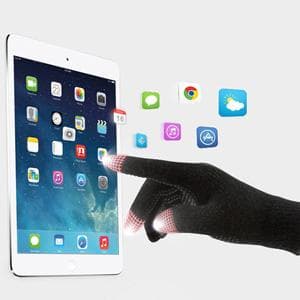 HINDAWI Winter Hat Scarf Gloves Slouchy Beanie Snow Knit Skull Cap Touch Screen Mittens Circle Scarves for Women Men