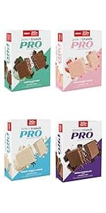 Power Crunch Whey Protein Bars, High Protein Snacks with Delicious Taste, Strawberry Cream, 1.4 Ounce (12 Count)