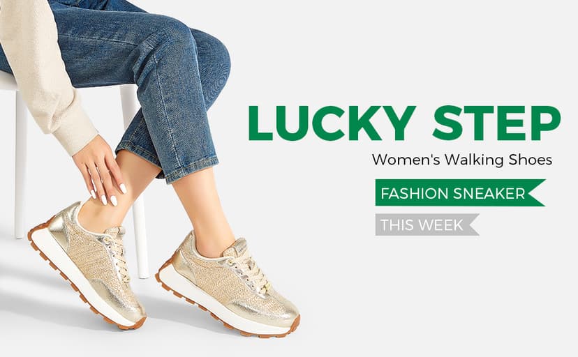 LUCKY STEP Women's Platform Fashion Sneakers Retro Classic Trainers Casual Lace-up Stylish Tennis Running Walking Shoes