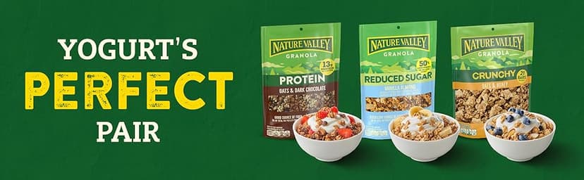 Nature Valley Protein Bars Variety Pack, Gluten Free Chewy Granola Snack Bars, 10g Protein, Peanut Butter Dark Chocolate, Salted Caramel Nut, Peanut Almond Dark Chocolate, 15 Count, 21.3 oz Box