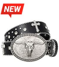 BELTROAD Rhinestone Belt Goth Bling Belts for Women and Men Western Cowboy Cowgirl Belts for Jeans, Halloween Belt