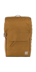 Carhartt 25L Classic Laptop Backpack, Durable Water-Resistant Pack W/ 15" Laptop Sleeve and Multiple Organizational Compartments, PFAS Free, Black