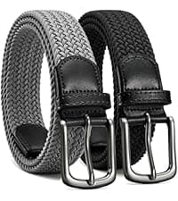 CHAOREN Leather Ratchet Belt Men 2 Pack - Customizable Fit, Effortless Style (35mm)