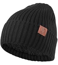 OZERO Mens Winter Gloves Nappa Leather Warm Wool Touchscreen Dress Glove - Thermal Gifts for Dad or Husband