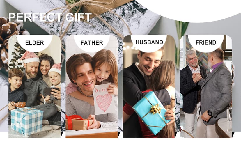 OLEVS Men's Casual Stainless Steel Watch, Big Face Easy to Read Analog Quartz Watch with Day and Date, Classic Waterproof Diamond Roman Arabic Numerals Dial Dress Watch for Men, Gold Silver Black Band