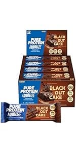 Pure Protein Fruity PEBBLES™ Protein Bars – 20g Protein, 3g Sugar, 190 Calories (4 count) Low Sugar* High Protein Snack – Gluten Free - Perfect for a Healthy Snack.