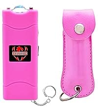 FIGHTSENSE Self Defense Pepper Spray - 1/2 oz Compact Size Maximum Strength Police Grade Formula Best Self Defense Tool for Women W/Leather Pouch Keychain