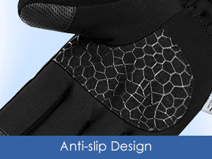 Bruvoalon Winter Gloves for Women & Men, 3M Thermal Insulation, Lycra Fabric, Touchscreen, Anti-Slip