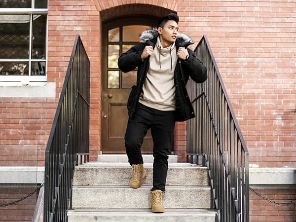 NORTIV 8 Men's Waterproof Hiking Boots Outdoor Mid Trekking Lightweight Mountaineering Shoes Paladin