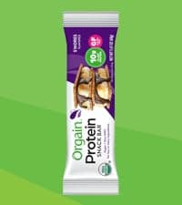 Orgain Organic Vegan Protein Bars, Peanut Butter Chocolate Chunk - 10g Plant Based Protein, Low Calorie Healthy Snacks, No Lactose or Soy Ingredients, Gluten Free, Non-GMO - 1.41 Oz (Pack of 12)